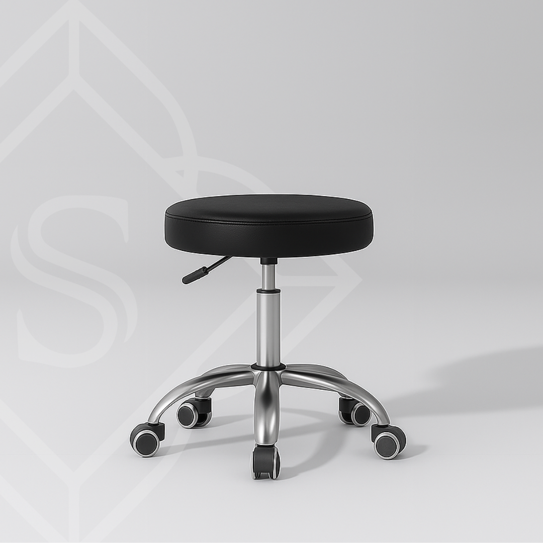 Banco Giratorio Modelo Jupiter Negro