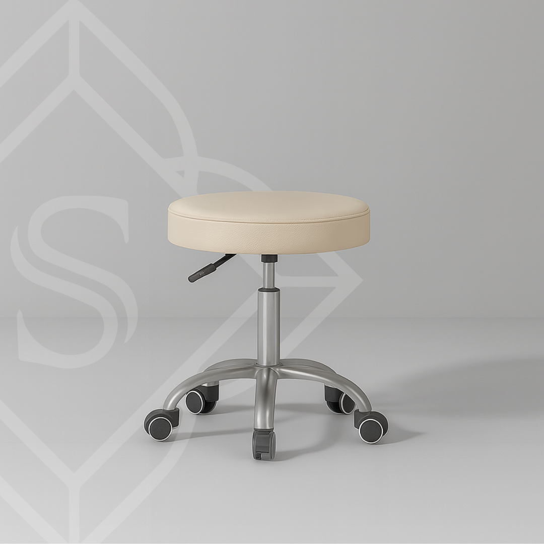 Banco Giratorio Modelo Jupiter Crema