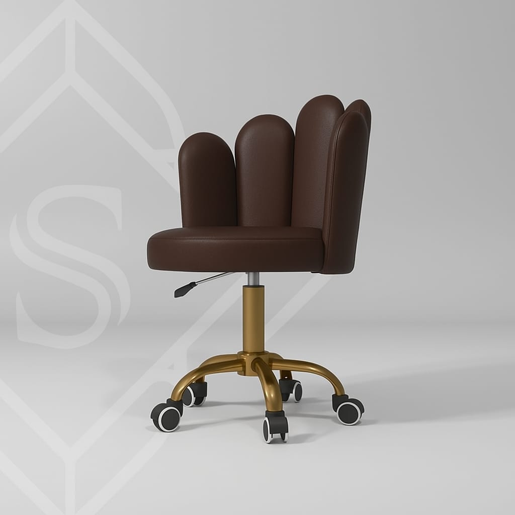 Banco Giratorio Venus D919 Marrón