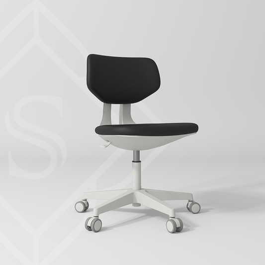 Banco Giratorio D801 Vesta Color Negro