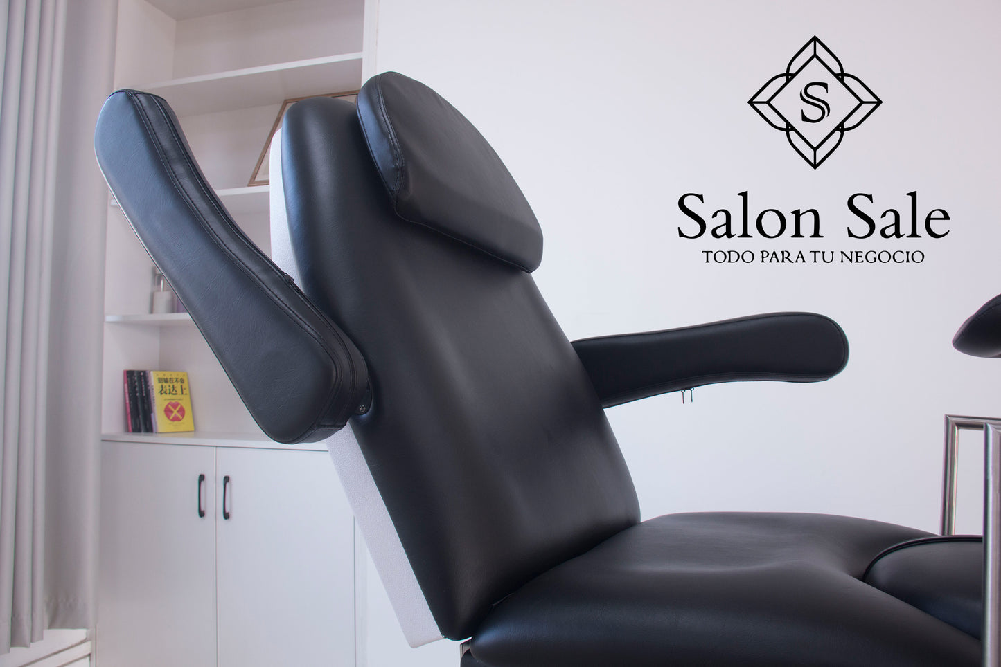 Camilla Eléctrica Modelo JUNO F145 Negro con blanco