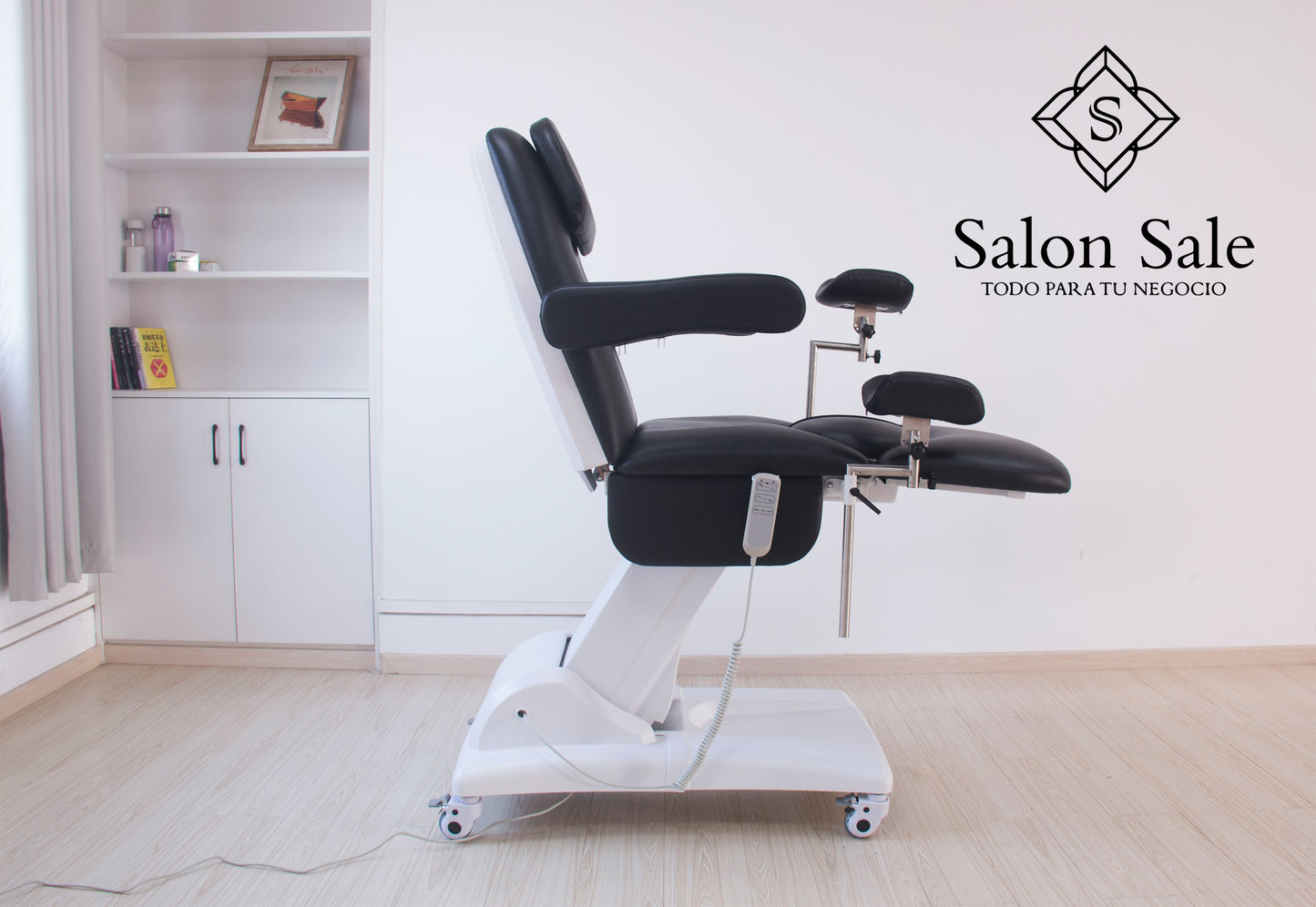 Camilla Eléctrica Modelo JUNO F145 Negro con blanco