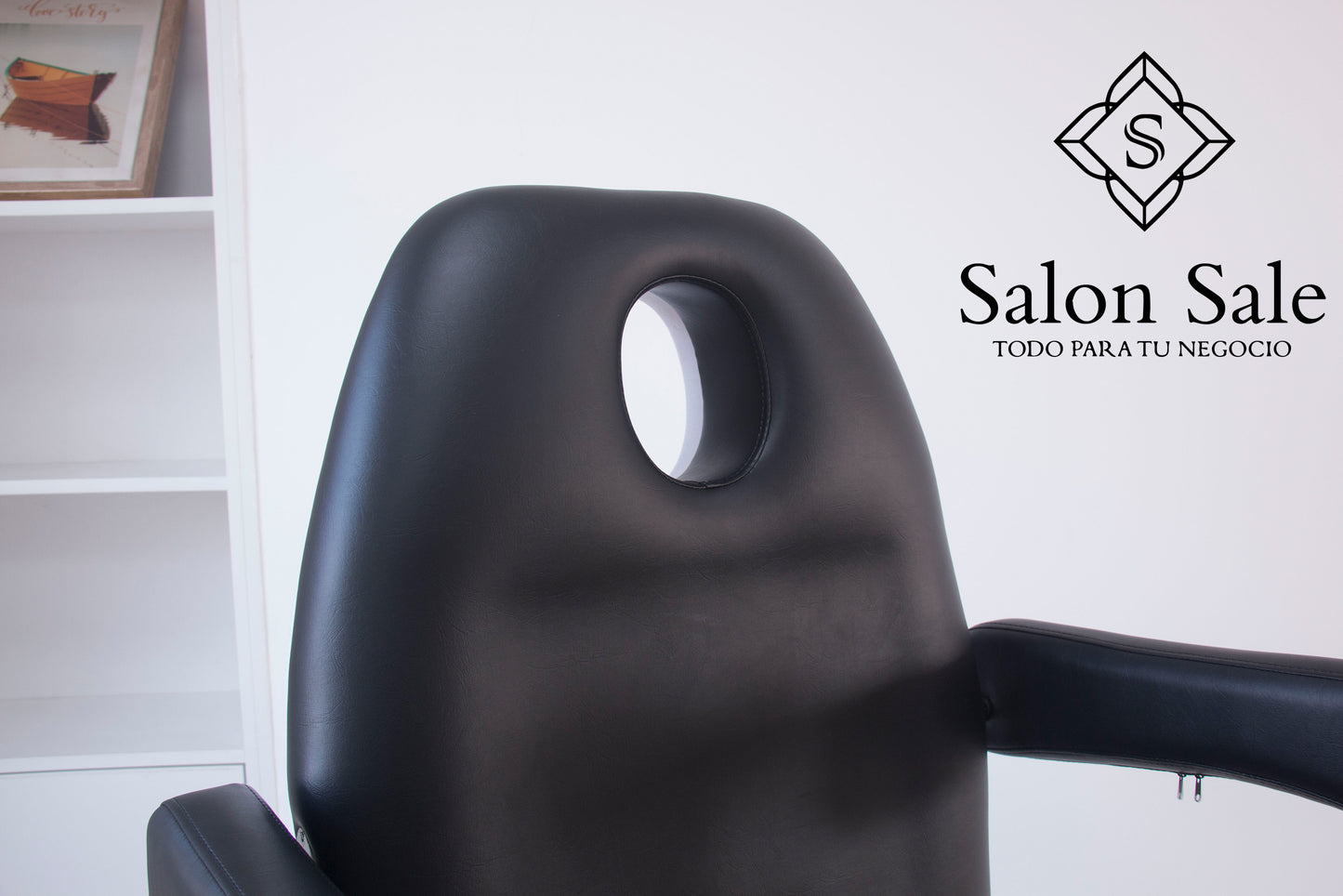 Camilla Eléctrica Modelo JUNO F145 Negro con blanco