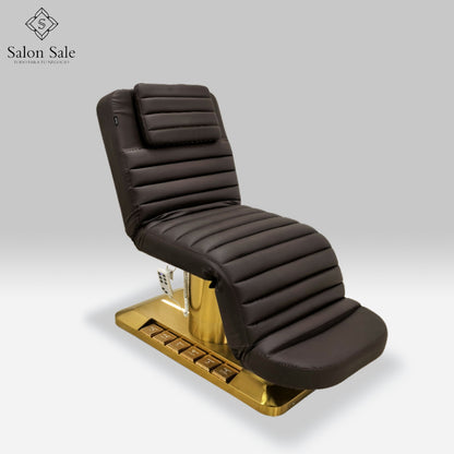 Camilla Eléctrica Modelo Anubis  M819-6 Marron base Dorado