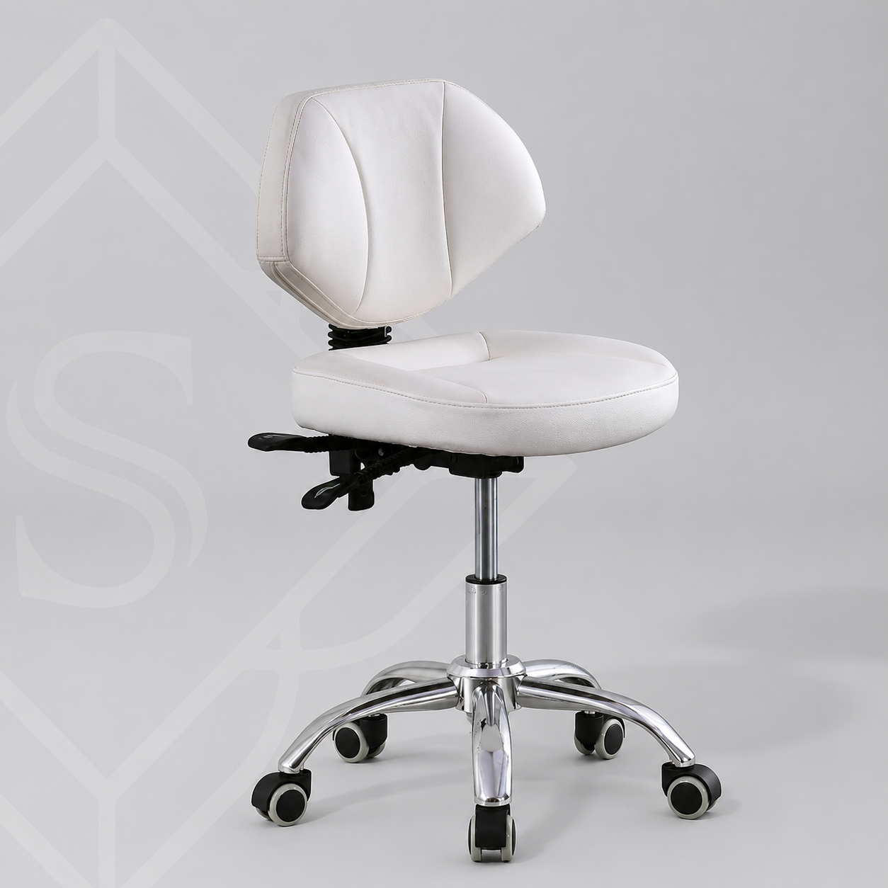 Banco Giratorio Modelo MARTE D926 blanco