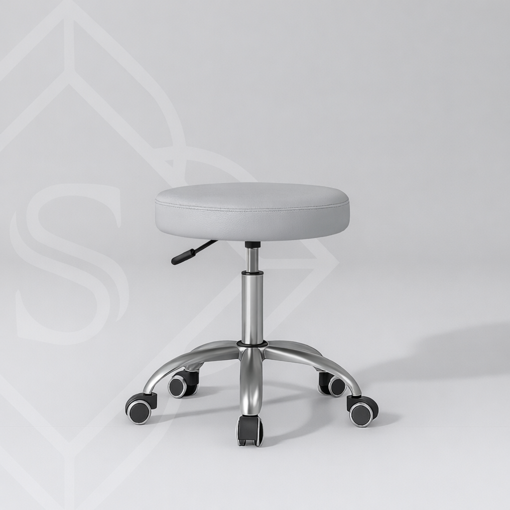 Banco Giratorio Modelo Jupiter Gris