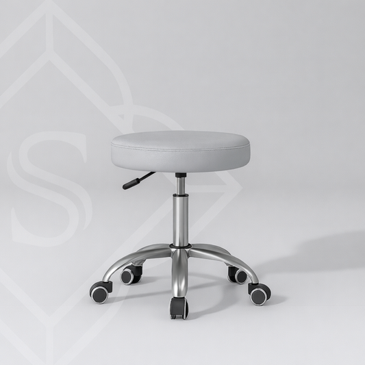 Banco Giratorio Modelo Jupiter Gris