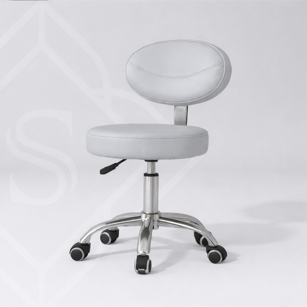 Banco Giratorio Modelo Minerva D904 Gris