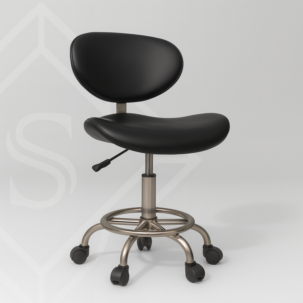 Banco Giratorio Polux 2009 Negro