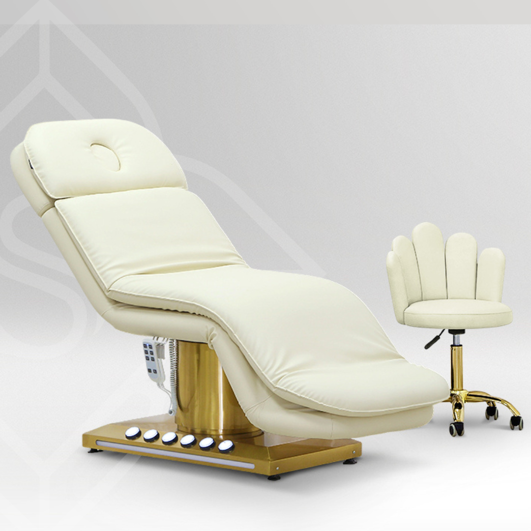 Temis M828 Base Dorada Color Crema