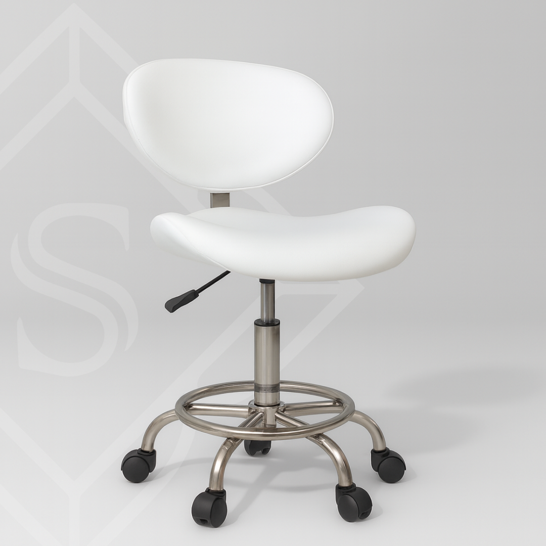 Banco Giratorio Polux 2009 Blanco