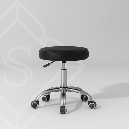 Banco Giratorio Modelo Jupiter Negro