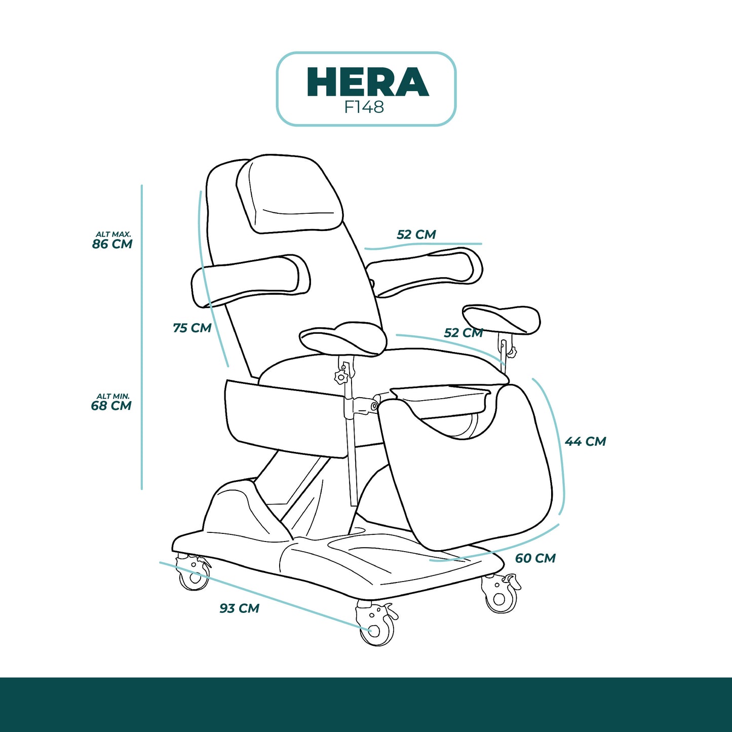 Camilla Eléctrica Modelo HERA F148 Rosa