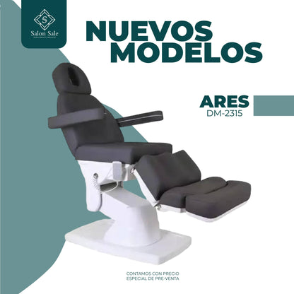 Camilla Eléctrica Modelo ARES DM-2315 Negro / base blanca