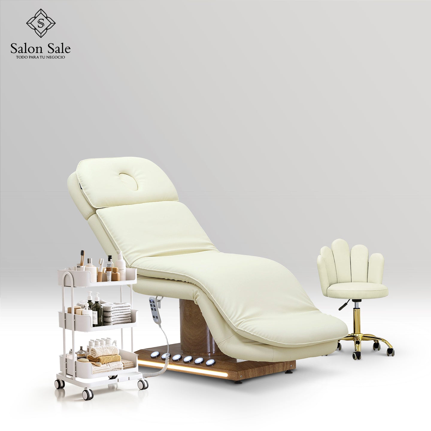 Temis M828 Base SMadera Color Crema